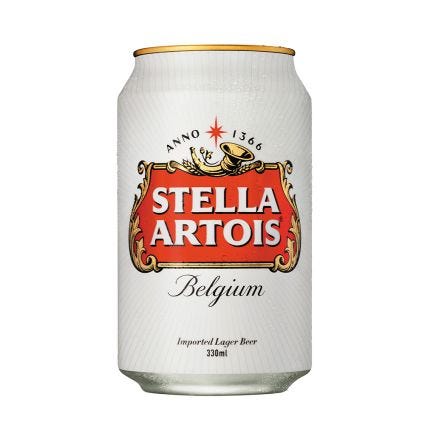 Stella Artois, Belgian Pilsner, Can