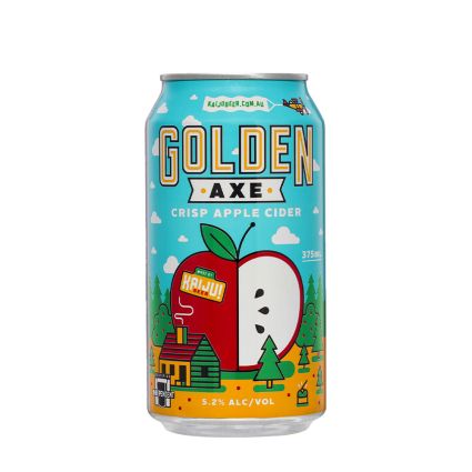 KAIJU! Golden Axe Crisp Apple Cider, Can