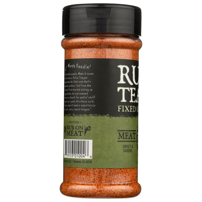 Rufus teague rub on sale