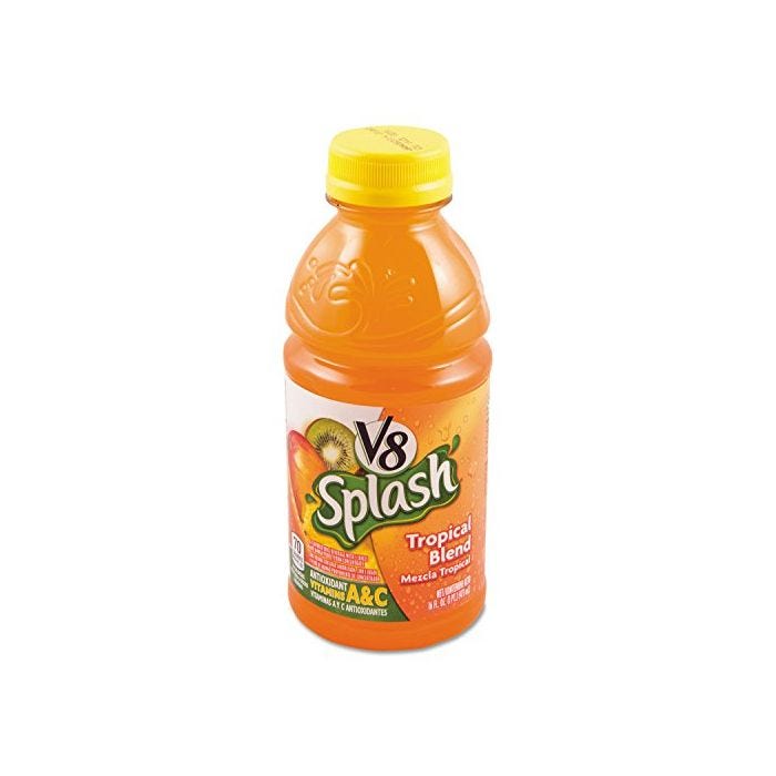 V8 Juice V8 Splash Juice Drink Tropical PET 12x16Oz