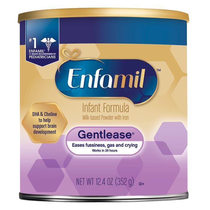 Cost sales of enfamil