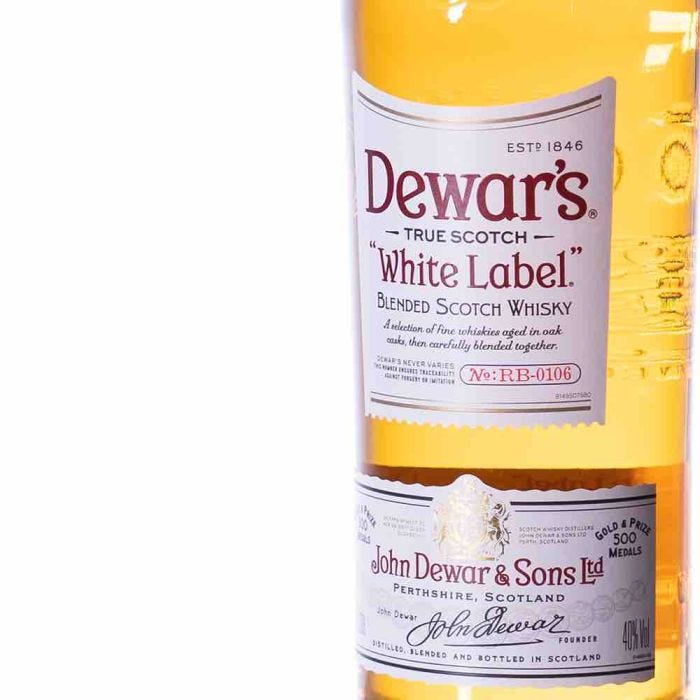 人気の贈り物が大集合 White □Dewar's Label スコッチ ホワイトラベル デュワーズ ウイスキー