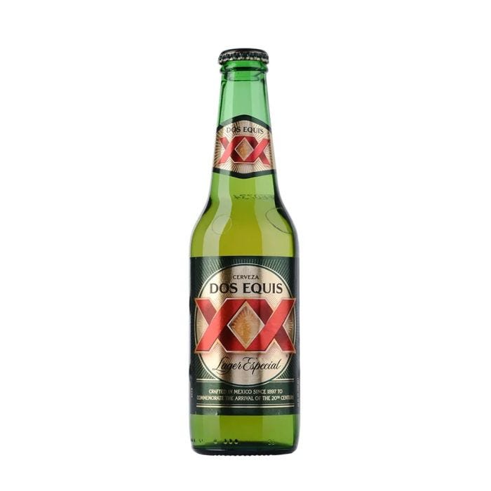 dos equis beer bottle