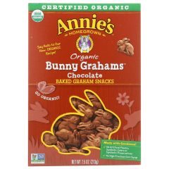 Annie'S Homegrown Cookie Bunny Graham Chocolate, 12x7.5Oz