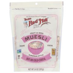 Bobs Red Mill Cereal Muesli Fruit Seed, 4x14Oz