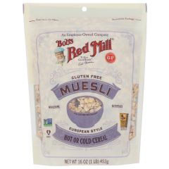 Bobs Red Mill Cereal Muesli Gluten Free, 4x16Oz