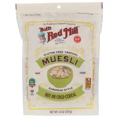 Bobs Red Mill Cereal Muesli Tropical, 4x14Oz