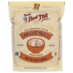 Bobs Red Mill Cereal Muesli, 4x40Oz