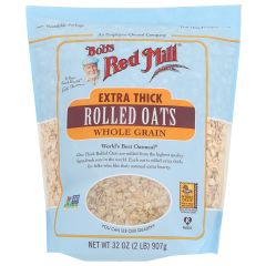 Bobs Red Mill, Oats Rolled Extra Thick, 4x32Oz