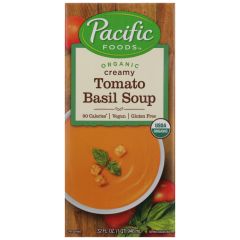 Pacific Foods, Soup Vegan Tomato Basil Organic, 12x32Oz