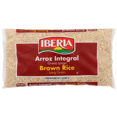 Iberia Rice Brown Long Grain, 12x2Lb