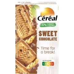 Cereal Pocket Organic Sweet Chocolate 12x46Gr