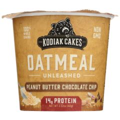 Kodiak, Oatmeal Cup Peanut Butter Chocolate Chip, 12x2.12Oz