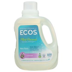 Ecos, Laundry Lavendar, 4x100Oz