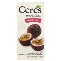 Ceres, Juice Passion Fruit, 12x33.8Oz