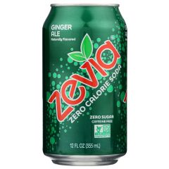 Zevia, Soda Ginger Ale Diet Ntrl 6Pk, 4x72Oz