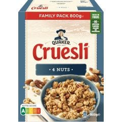 Quaker Cruesli 4 Nuts 4x800Gr