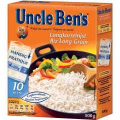 Ben S Original Rice Long Grain 500Gr (4x125G) 10Min