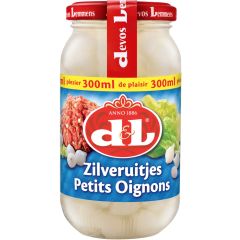 D+L Onions Vinegar Glass 315Gr