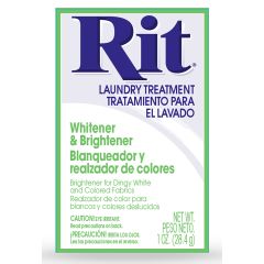 Rit Dye, Fabric Whitener Brightener Laundry Booster, 6x1Pk