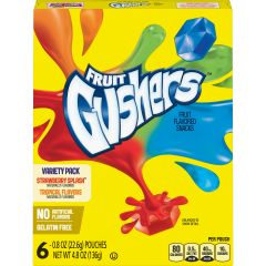 Gushers, Fruit Snacks Strawberry Tropical, 10x4.8Oz