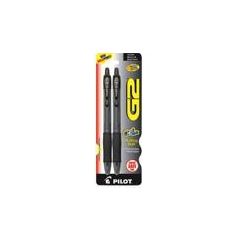 Pilot Pen, G2 2-Pack Bold Retractable Black , 6x1Ct