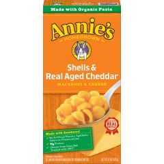 Annie's, Shells & Real Aged Cheddar, 12x6Oz