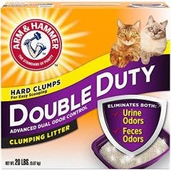 Arm & Hammer, Double Duty Cat Litter, 2x20Lb