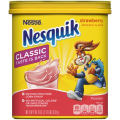 Nesquik Strawberry Flavor Powder, 6x18.76Oz