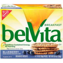 Belvita Biscuit Breakfast Blueberry, 64x1.76Oz