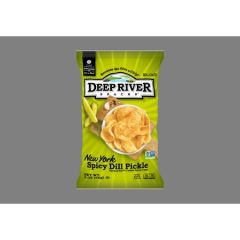 Deep River Chips Spicy Dill Pickle New York, 24x2Oz