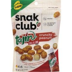 Snak Club Peanuts Crunchy Tajin, 6x4Oz