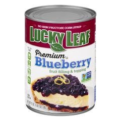 Lucky Leaf, Pie Fillng Premium Blueberry, 8x21Oz