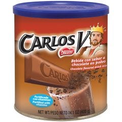 Nestle, Carlos V Polvo Chocolate Flavored Drink Mix, 12x14.1Oz