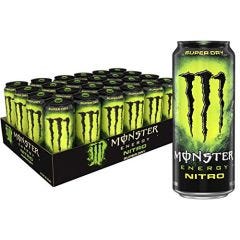 Monster Nitro Super Dry Cans, 16 fl oz, 24 Pack