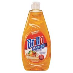 Brillo, Dish Soap Orange, 12x24Fz