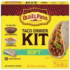 Old El Paso, Soft Taco Dinner Kit, 12x12.5Oz