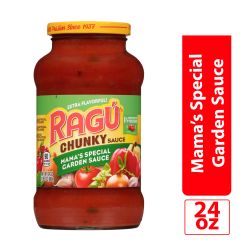 Ragu, Chunky Mama's Spaghetti, 12x24Oz