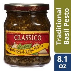 Classico, Sauce and Spread Basil Pesto, 12x8.1Fz