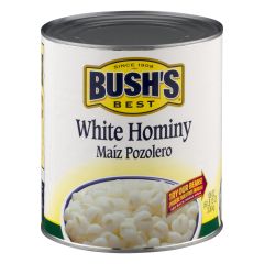 Bush , White Hominy beans, 6x108Oz