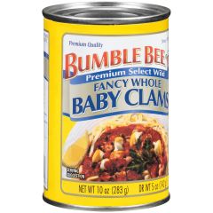 Bumblebee, Whole Baby Clam, 12x10Oz