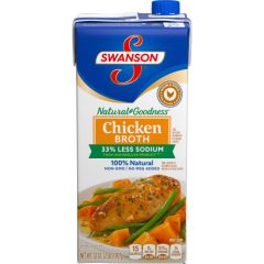 Swanson, Broth Chicken Reduced Sodium, 12x32Fz