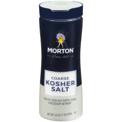 Morton, Kosher Salt 1 Pound Canister, 12x16Oz