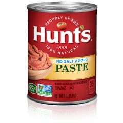 Hunt's, No Salt Added Tomato Paste, 24x6Oz