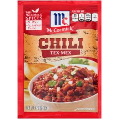 Mccormick, Tex Mex Chili, 12x1.25Oz