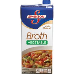 Swanson, Vegetable Broth, 12x32Fz
