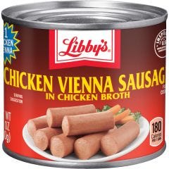 Libby , Vienna Sausage Chicken, 24x4.6Oz