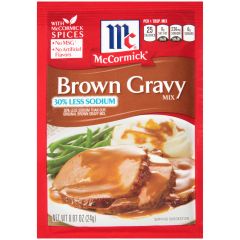 Mccormick, Brown Gravy Lssod, 12x.87Oz