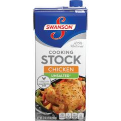 Swanson, Unsalted Chicken Stock, 12x32Oz