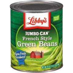 Libby's, Jumbo Can French Style Green Beans, 12x28Oz
